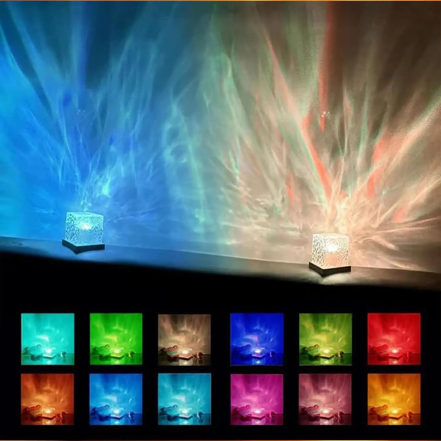 Aurora Ocean Wave LED Projector