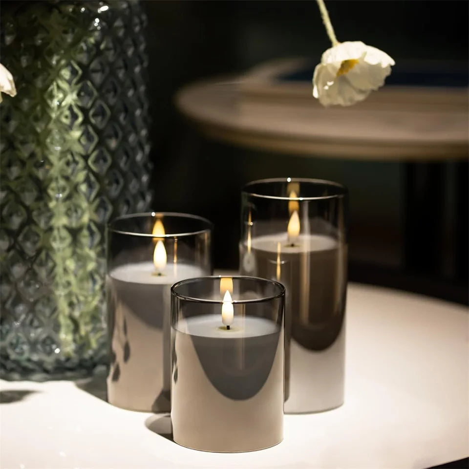 AuraFlame™ LED Candle Set