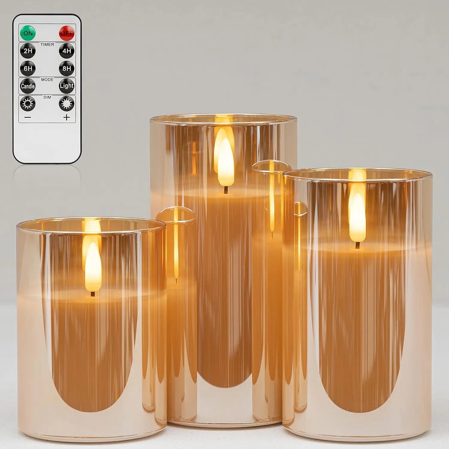 AuraFlame™ LED Candle Set