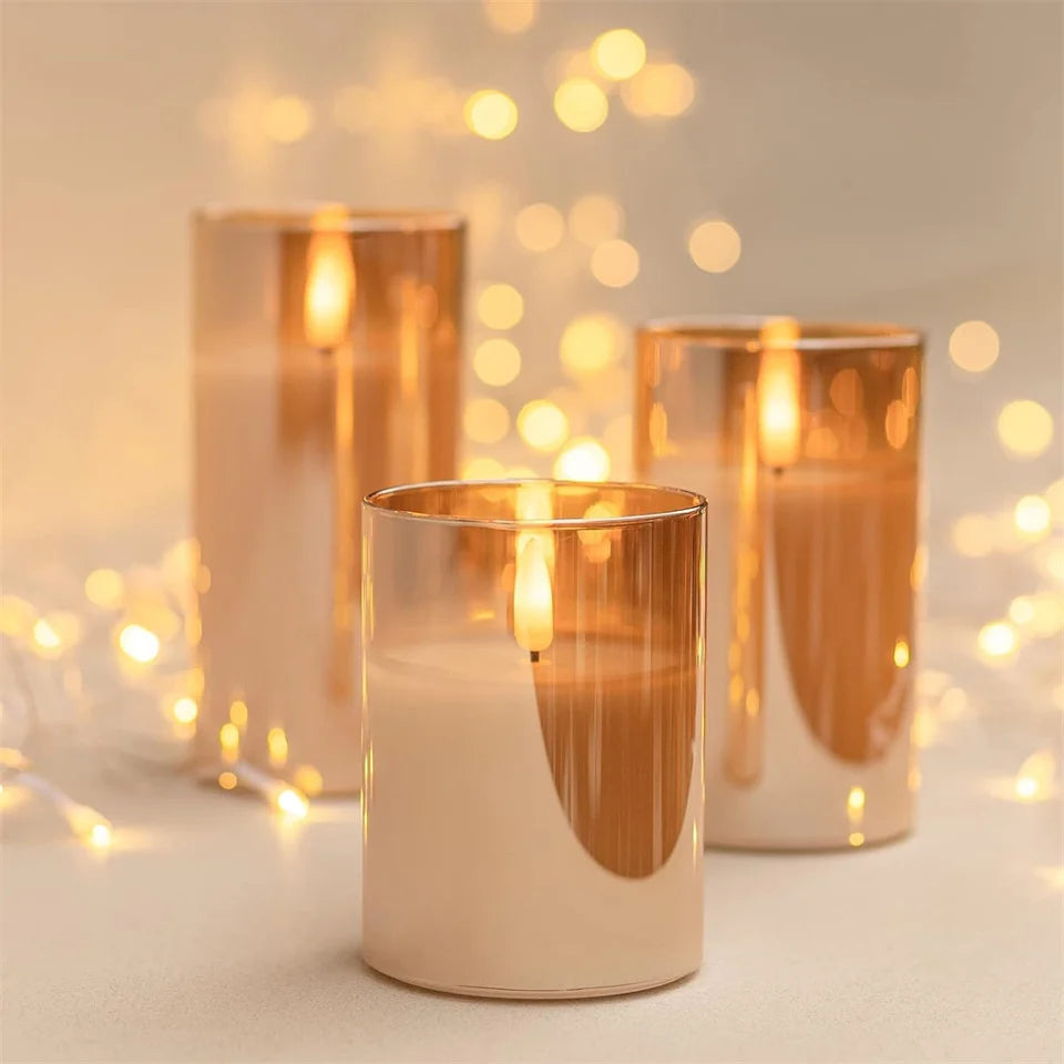 AuraFlame™ LED Candle Set