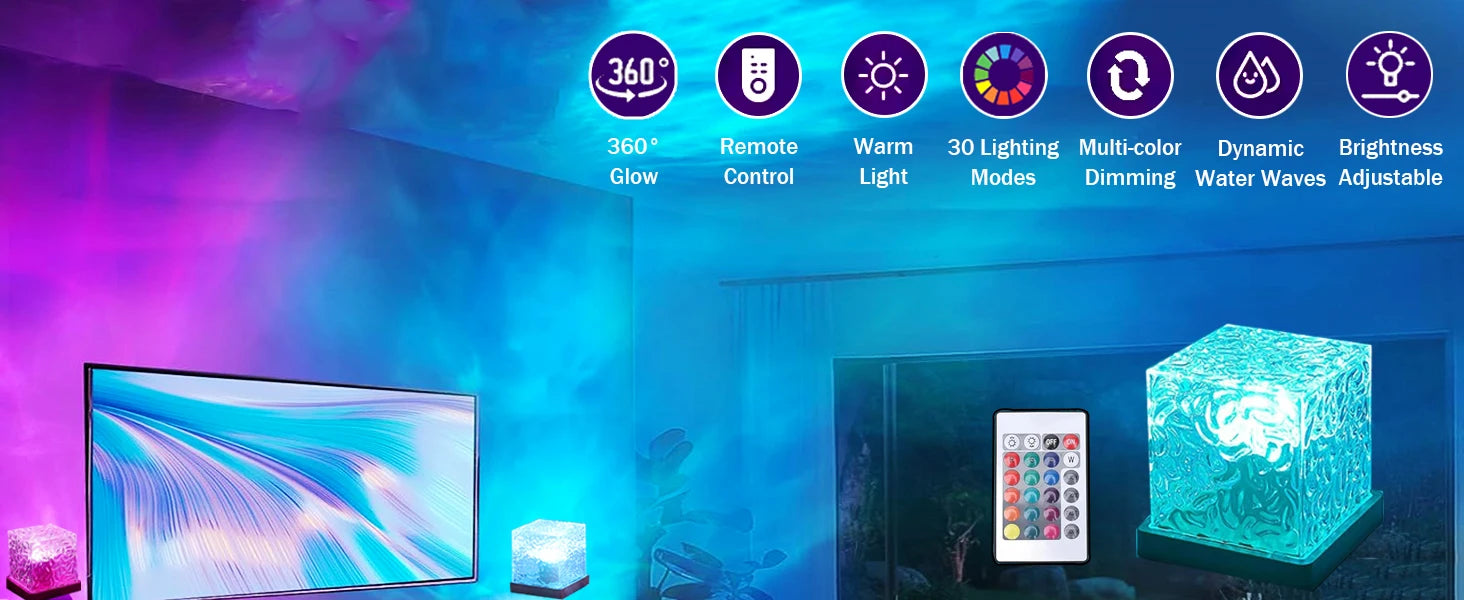 Aurora Ocean Wave LED Projector
