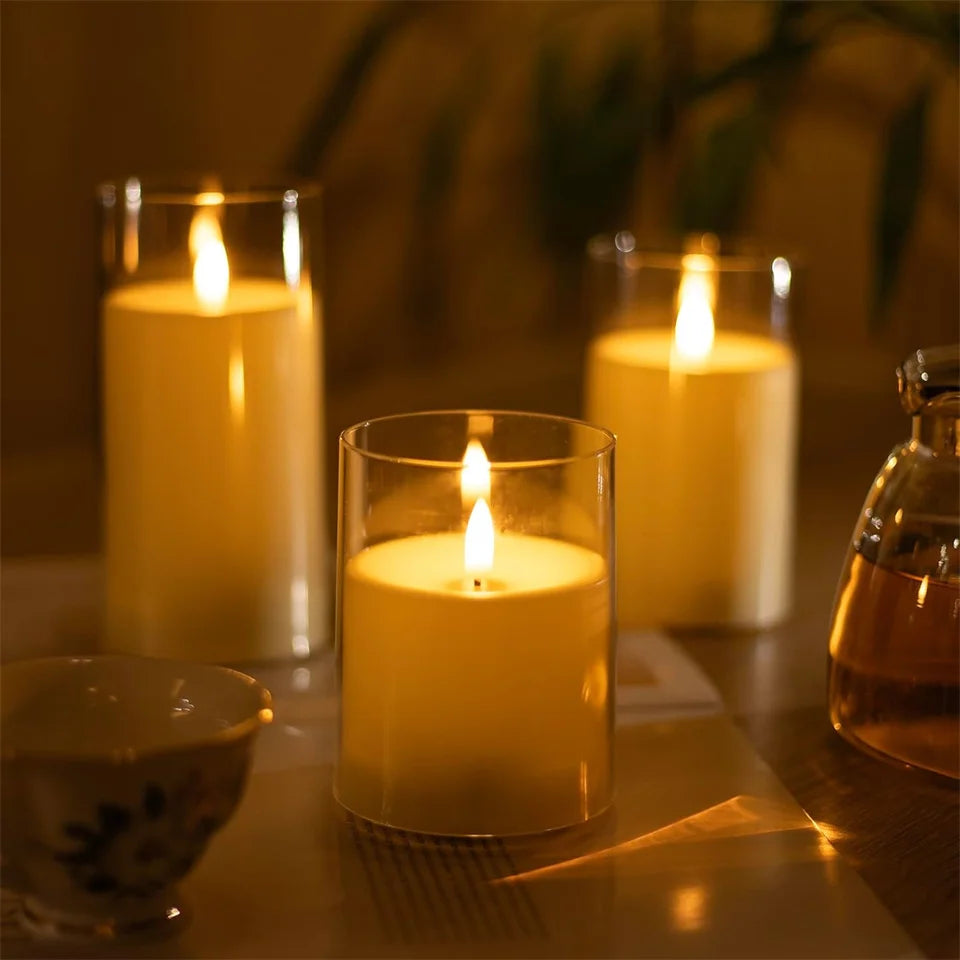 AuraFlame™ LED Candle Set