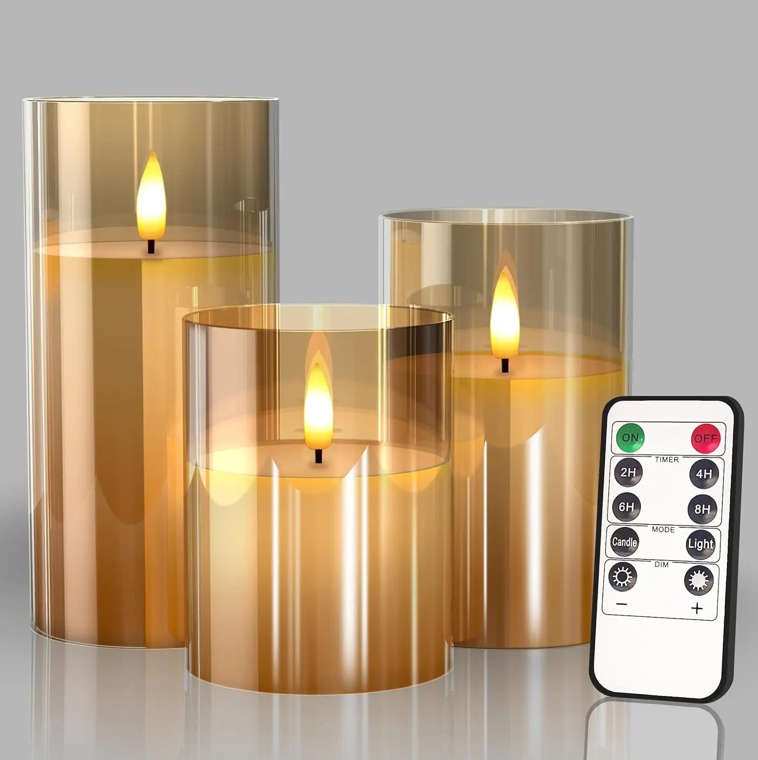 AuraFlame™ LED Candle Set