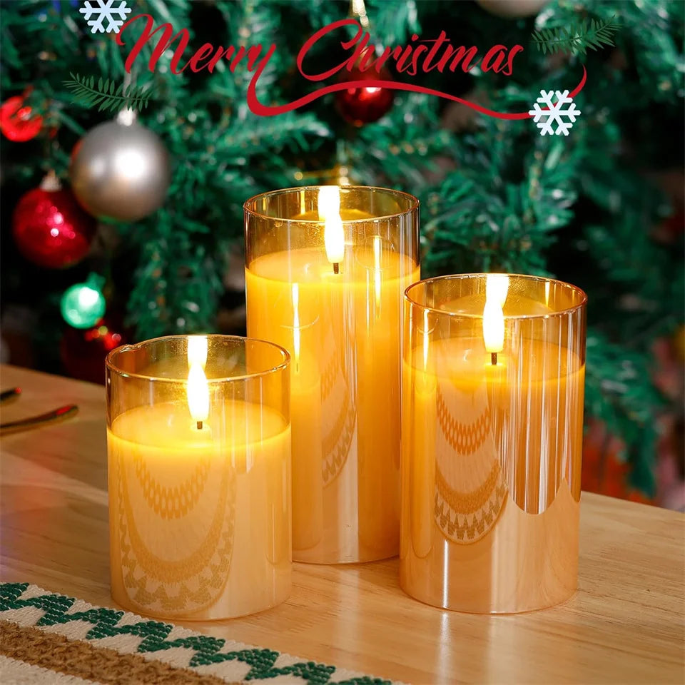 AuraFlame™ LED Candle Set