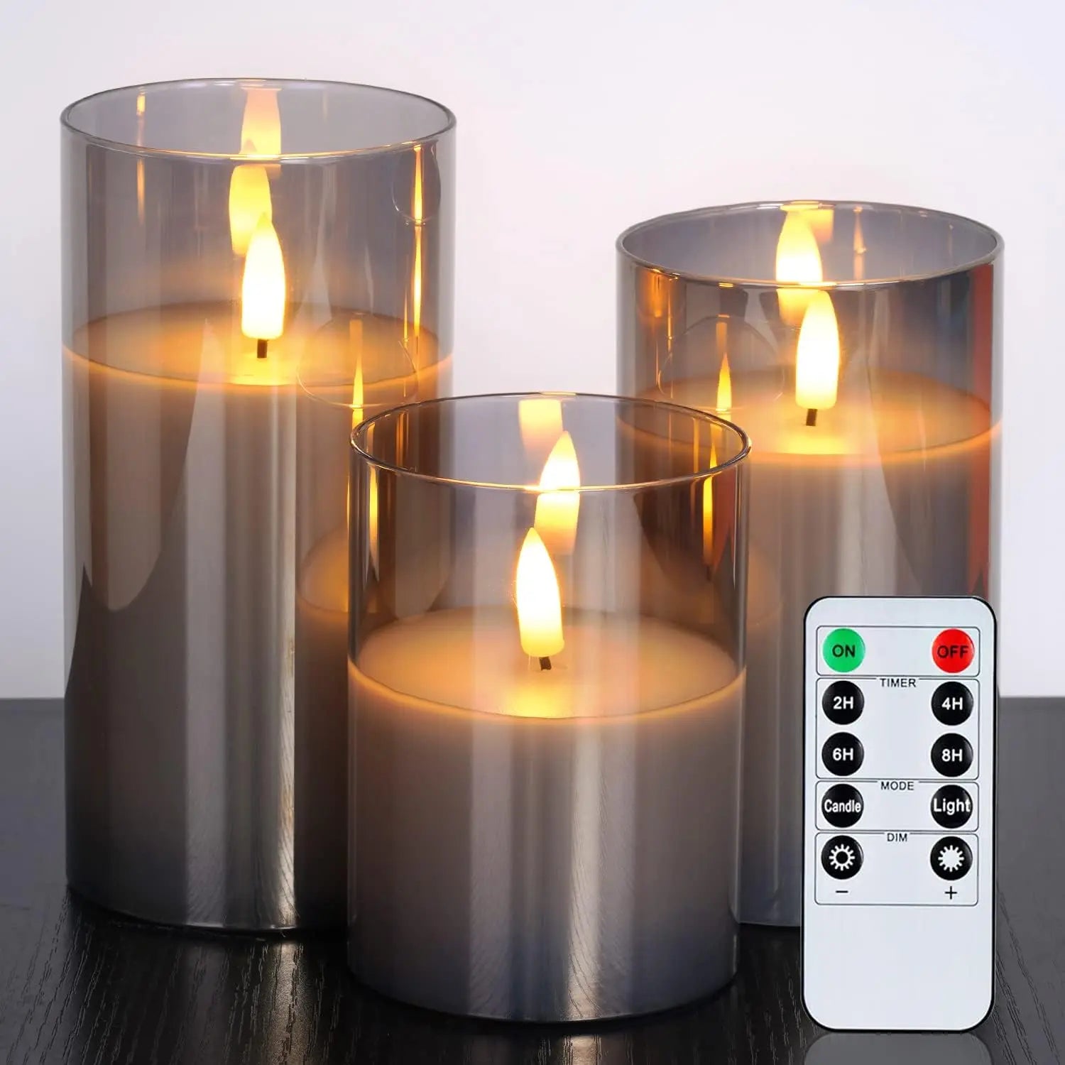 AuraFlame™ LED Candle Set
